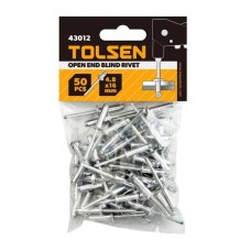 Zaklovka mismarı Tolsen 43012, polad, 4.8x16 mm, 50 əd
