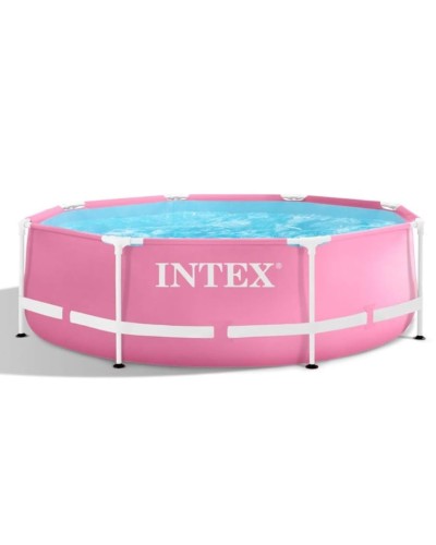Karkaslı hovuz Intex H28225588290NP, 244x76 sm, 2843 l, çəhrayı