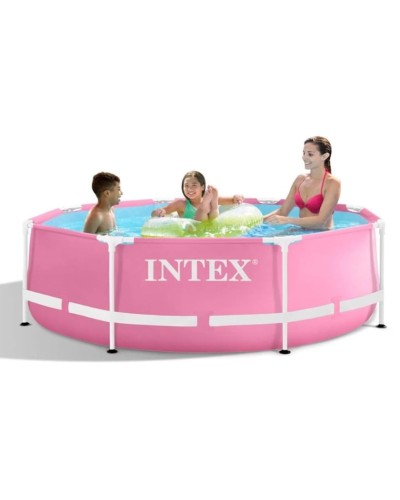 Karkaslı hovuz Intex H28225588290NP, 244x76 sm, 2843 l, çəhrayı