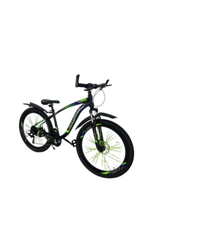 Velosiped Velostrim Strim-Tank S600, yaşıl/göy, ölçü 24