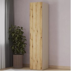 Şkaf Art Mebel 23, laminat, bej/qəhvəyi, 210x50x45 sm