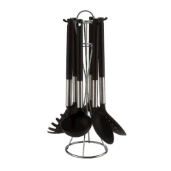 Набор кухонных принадлежностей Arshia Utensil UL110-2557, 7 предметов, нейлон, черный