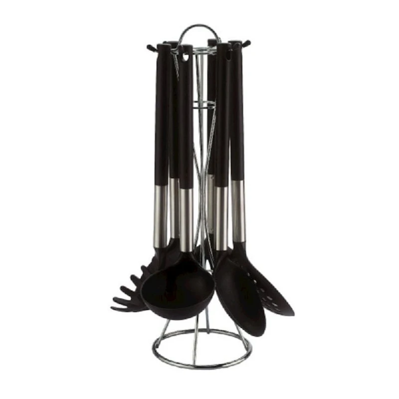 Набор кухонных принадлежностей Arshia Utensil UL110-2557, 7 предметов, нейлон, черный