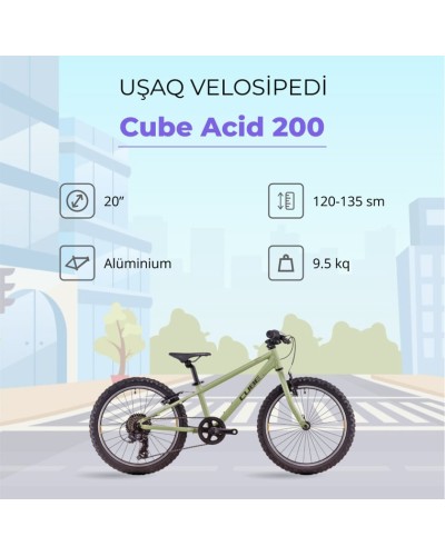 Uşaq velosipedi Cube Acid 200, 20