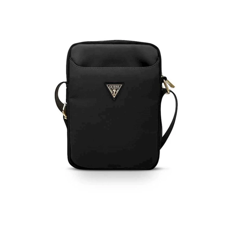 Сумка Mobile Guess Nylon with Metal Triangle Logo 10inch Black (GUTB10NTMLBK)