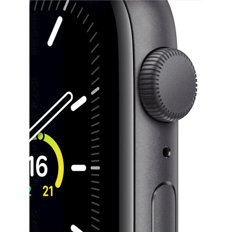 Смарт-часы Apple Watch SE 44mm Space Grey with Black Sport Band (MYDT2TU/A)