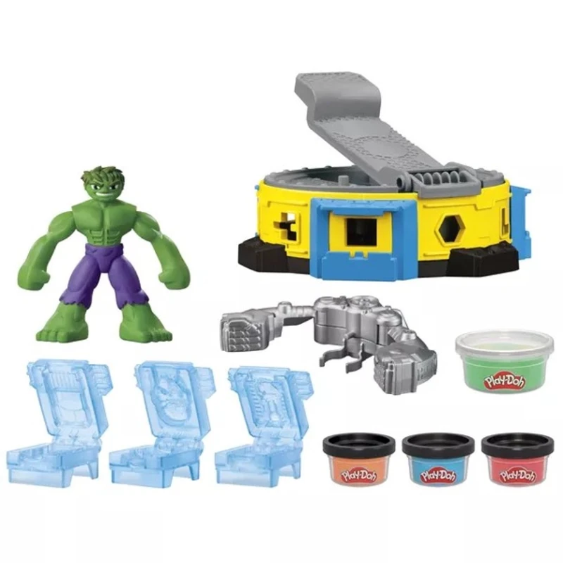 Игровой набор Hasbro Play-Doh Marvel Hulk Smash & Squish, 4+ лет Игровой набор Hasbro Play-Doh Marvel Hulk Smash & Squish, 4+ лет