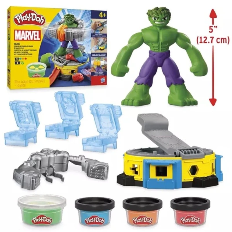 Игровой набор Hasbro Play-Doh Marvel Hulk Smash & Squish, 4+ лет Игровой набор Hasbro Play-Doh Marvel Hulk Smash & Squish, 4+ лет