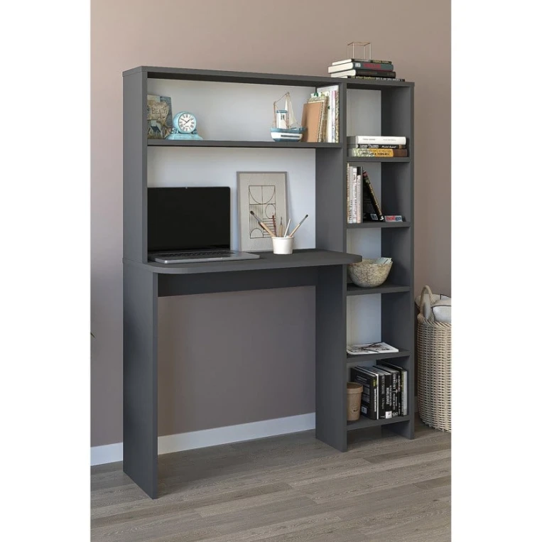 Компьютерный стол Art Mebel 68, серый, 142x114x40 см Компьютерный стол Art Mebel 68, серый, 142x114x40 см