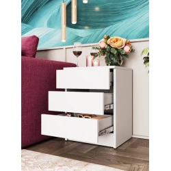 Тумба Ev Plus ev_12116228, ЛДСП, белый, 60x40x35 см