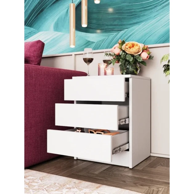 Tumba Ev Plus ev_12116228, LDSP, ağ, 60x40x35 sm Tumba Ev Plus ev_12116228, LDSP, ağ, 60x40x35 sm