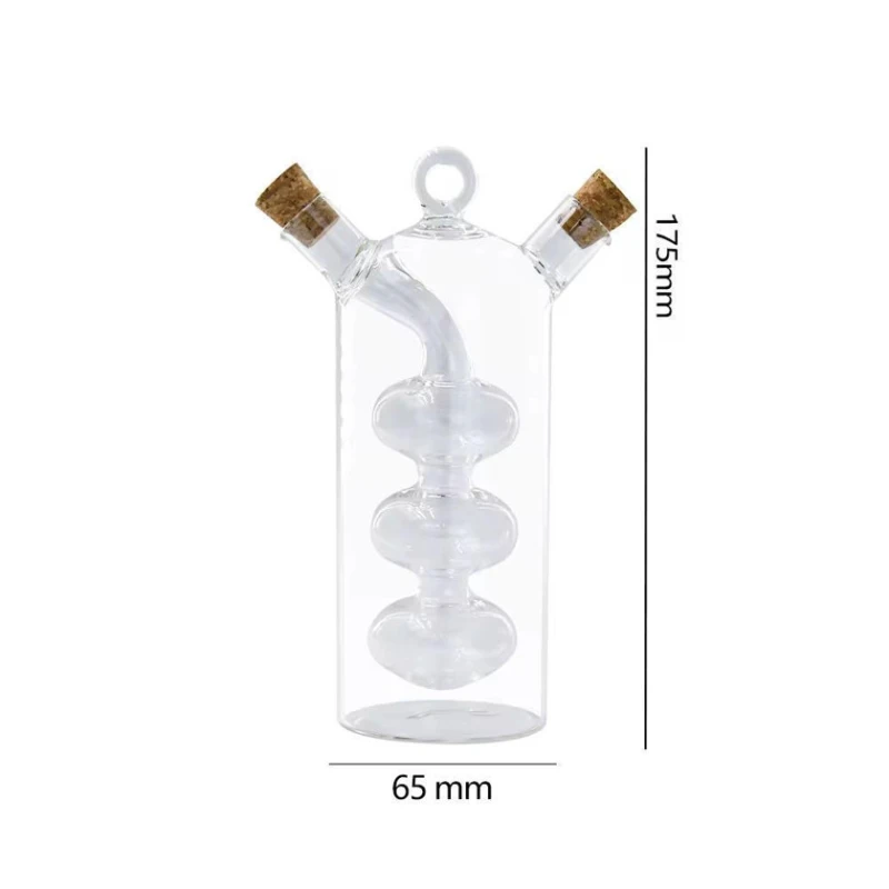 Yağ və sirkə qabi Plateon0053, şüşə, şəffaf, 50/150 ml