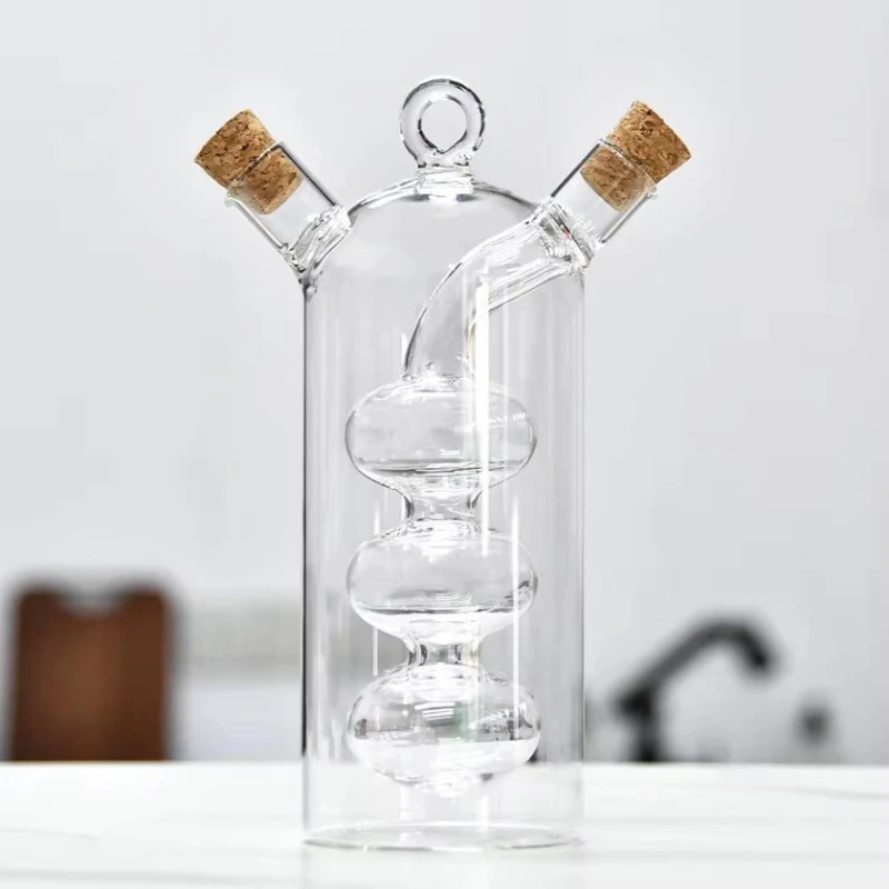 Yağ və sirkə qabi Plateon0053, şüşə, şəffaf, 50/150 ml