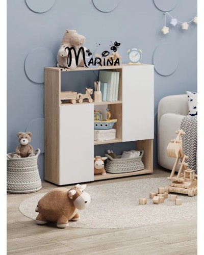 Stellaj Marina 3563_M25BrillMix, LDSP, 91.5x25.9x90 sm, bej