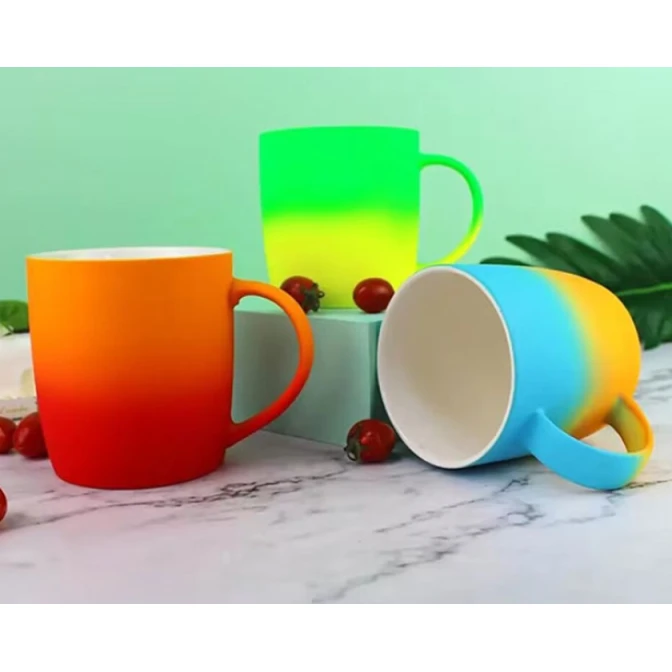 Кружка-хамелеон, керамогранит, разноцветный, товар в ассортименте