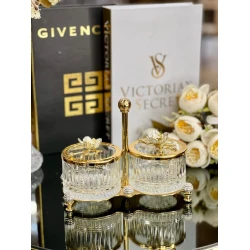 Набор NH_35FFD, металл/стекло, золотистый/прозрачный, 2 шт