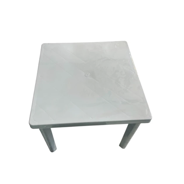 Bağ üçün masa Kapitashi MBL-1185-1, plastik, 80x80 sm, boz