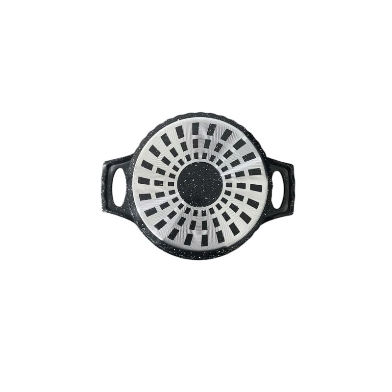 Набор кастрюль Z.H ZGH_00586, гранит, черный, 20/24/28/32 см