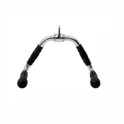 Рукоятка для тренажера WS0125 Extended Wide Tricep Bar, нержавеющая сталь/резина, 40x21 см