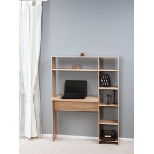 Kompüter masası Letta LDSP, bej, 144х30х109 sm