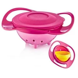 Тарелка - непроливайка Babyjem, розовая, 6м+ Тарелка - непроливайка Babyjem, розовая, 6м+