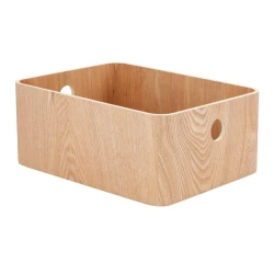 Saxlama üçün qutu JYSK Vitus, şpon/faner, bej, 30х23х12 sm