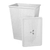 Корзина для белья Plast Team Wenge, пластик, светло-серая, 40х27х49 см Корзина для белья Plast Team Wenge, пластик, светло-серая, 40х27х49 см