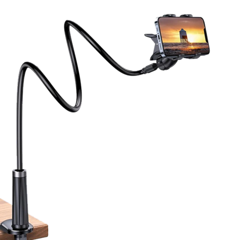 Держатель для телефона Ugreen LP113 80906 Multifunction Phone Clip Stand Black, 90 см