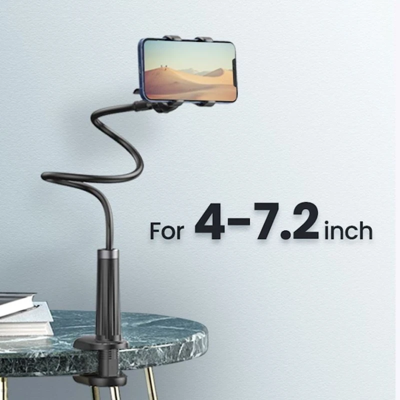 Держатель для телефона Ugreen LP113 80906 Multifunction Phone Clip Stand Black, 90 см