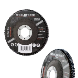 Диск шлифовальный Worldforce 11058 P60, 115x22.2 мм Диск шлифовальный Worldforce 11058 P60, 115x22.2 мм