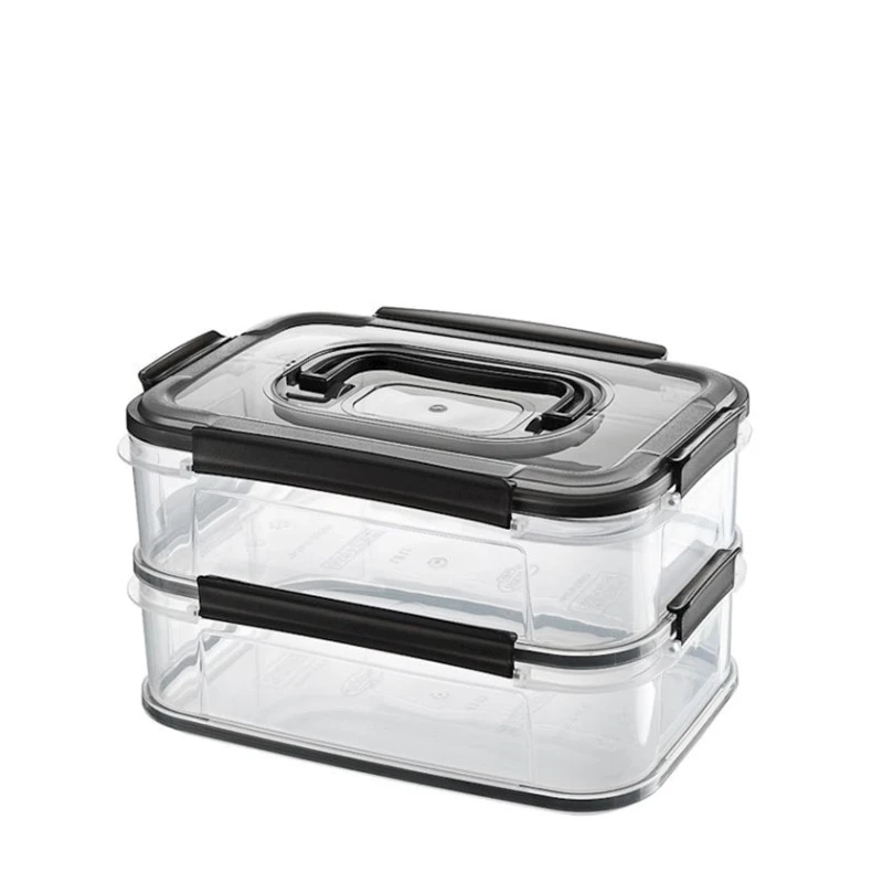 Набор контейнеров для хранения продуктов Hobby life, 2 шт, 1800 мл, пластик, в ассортименте Набор контейнеров для хранения продуктов Hobby life, 2 шт, 1800 мл, пластик, в ассортименте