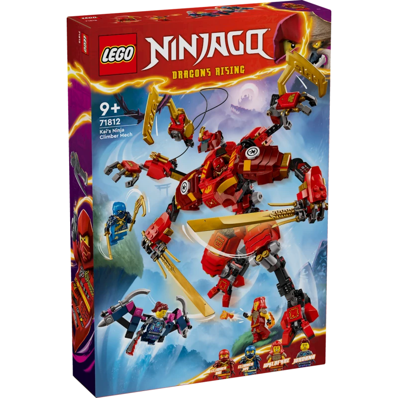 Конструктор LEGO Ninjago Kai's Ninja Climber Mech 71812, 9+ лет, 623 детали