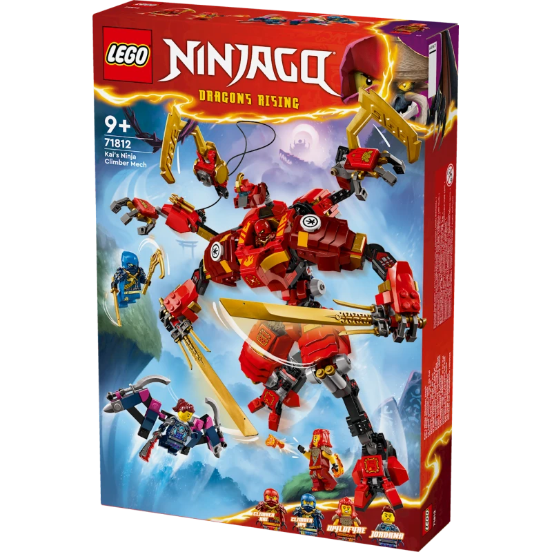 Конструктор LEGO Ninjago Kai's Ninja Climber Mech 71812, 9+ лет, 623 детали