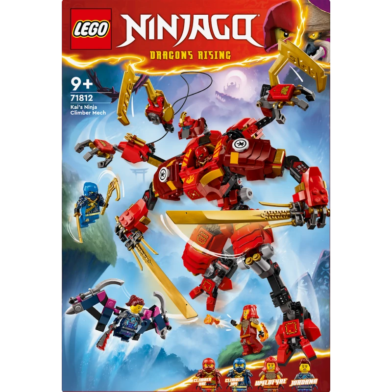 Конструктор LEGO Ninjago Kai's Ninja Climber Mech 71812, 9+ лет, 623 детали