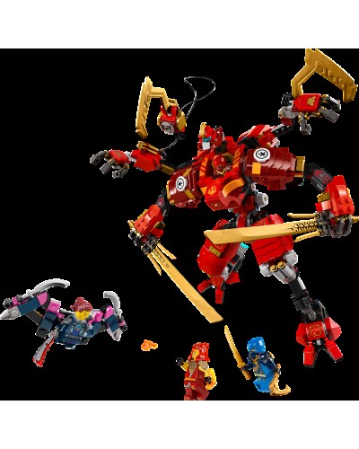 Konstruktor LEGO Ninjago Kai's Ninja Climber Mech 71812, 9+ yaş, 623 detal