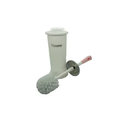 Ершик для унитаза HomeKet 4153, пластик, белый, 28х38 см