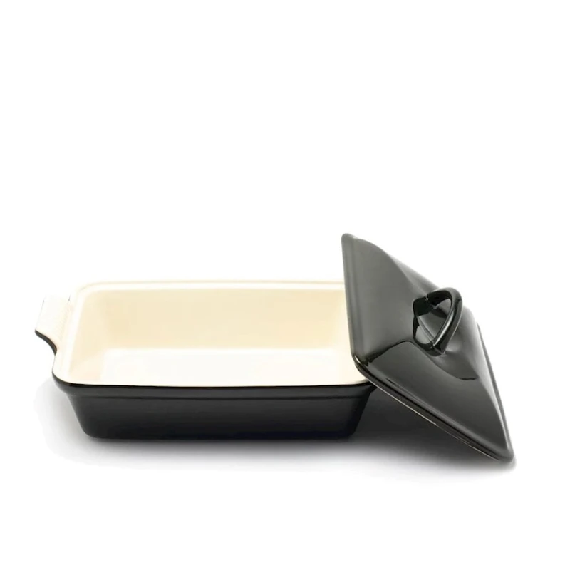 Bişirmə üçün forma Gipfel Majolica 3832, istiliyədavamlı keramika, tünd yaşıl, 37х23х15 sm