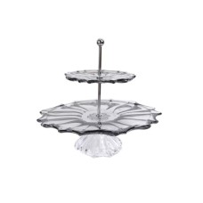 Etajer Hom-me 105593, 35.5 sm, büllur, şəffaf