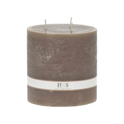 Свеча Hom-me, 14x14 см, серая