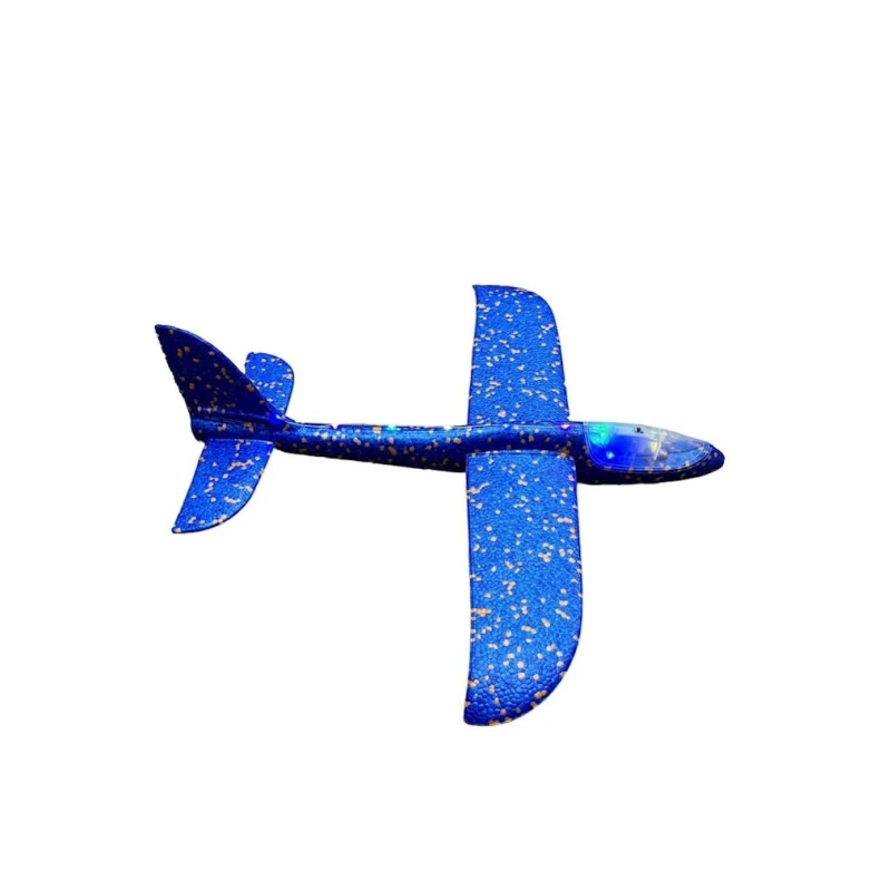 Планер метательный 2429-5U пенопласт, 47x49 см, синий