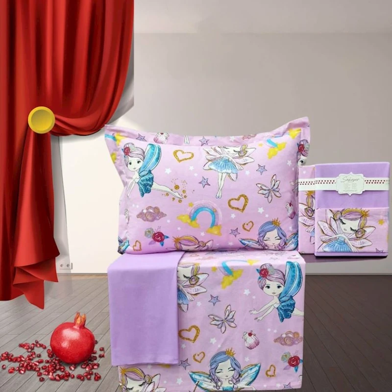 Uşaqlar üçün yataq dəsti Narlı 000865, birnəfərlik, pambıq, rəngbərəng, yorğan üzü 160x220 sm, mələfə 180x240 sm, yastıq üzü 50x70 sm/1 əd Uşaqlar üçün yataq dəsti Narlı 000865, birnəfərlik, pambıq, rəngbərəng, yorğan üzü 160x220 sm, mələfə 180x240 sm, yastıq üzü 50x70 sm/1 əd