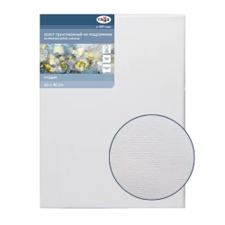 Холст на подрамнике Гамма,Студия,грунтованный,100% хлопок,мелкое зерно,300х400 мм