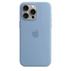 Чехол Apple Silicone Case with MagSafe A3126 для iPhone 15 Pro Max Winter Blue (MT1Y3ZM/A)