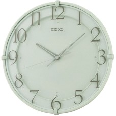 Divar saatı Seiko QXA778M, plastik, yaşıl