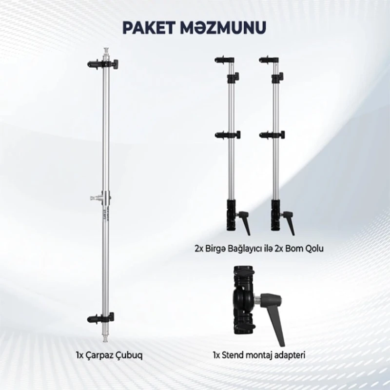 Тройной держатель для светоотражателя Neewer ST-RF3 Тройной держатель для светоотражателя Neewer ST-RF3