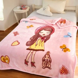 Покрывало-одеяло детское для девочек Luxe Cotton 000781, 150x200 см, шелк/бамбук, розовое Покрывало-одеяло детское для девочек Luxe Cotton 000781, 150x200 см, шелк/бамбук, розовое