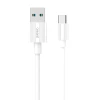 Kabel Celebrat CB-09T USB to Type-C, 1 m, White