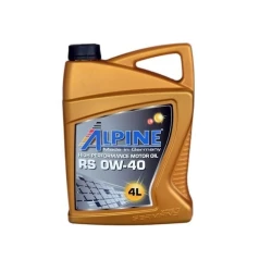 Моторное масло Alpine RS 0W-40, 4 л
