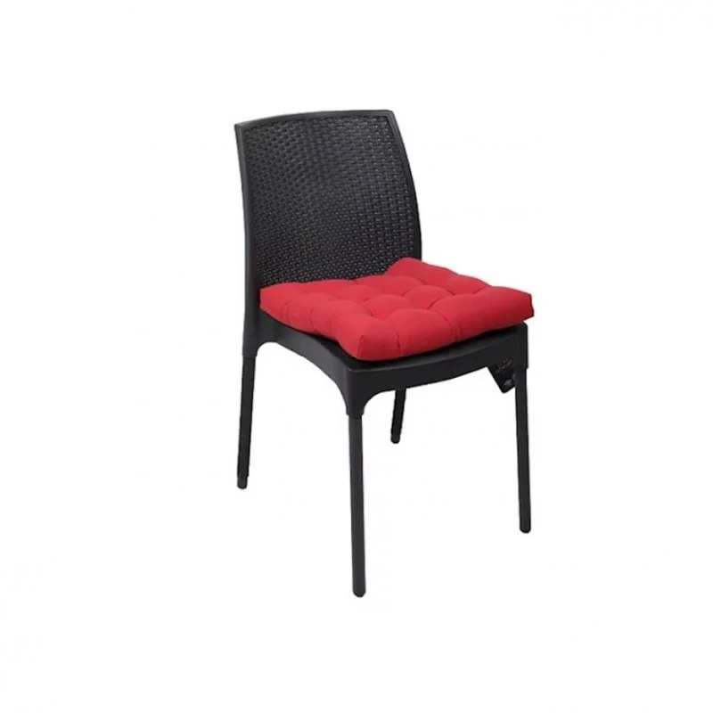 Подушка для стула Magnolia, 40x40 см, микрофибра, красный