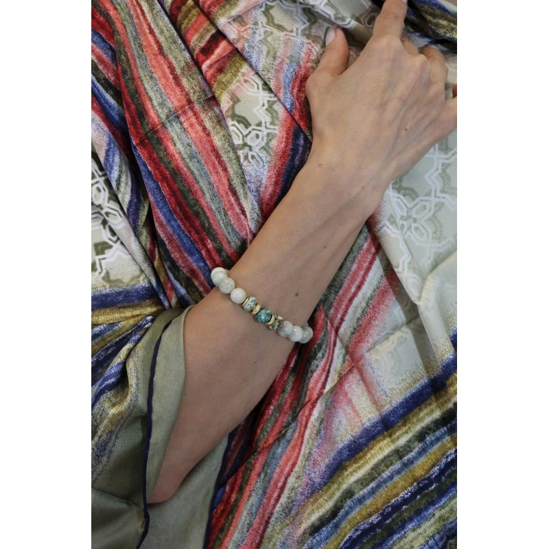 Подарочный набор для женщин Izim HD0042 (косынка 90x90 см + браслет) Подарочный набор для женщин Izim HD0042 (косынка 90x90 см + браслет)